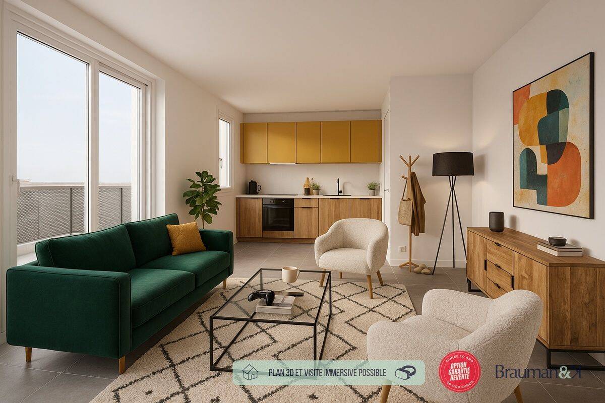 Appartement 1 pièce 34 m² · à Rennes · 34 m² · 273 000 €
