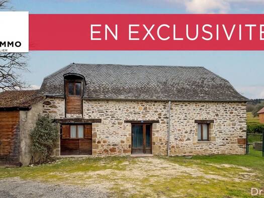 Maison de plain-pied à vendre 153 700 € 2 pièces 1 chambre 73 m² 788 m² de terrain Altillac 19120