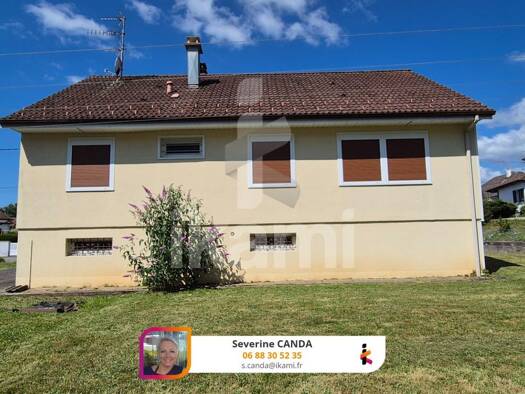 Maison de plain-pied à vendre 139 000 € 5 pièces 4 chambres 90 m² 728 m² de terrain Giromagny 90200