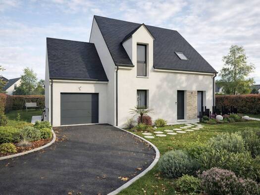 Terrain avec maison neuve à vendre 202 057 € 5 pièces 4 chambres 101 m² 729 m² de terrain Noyant-de-Touraine 37800