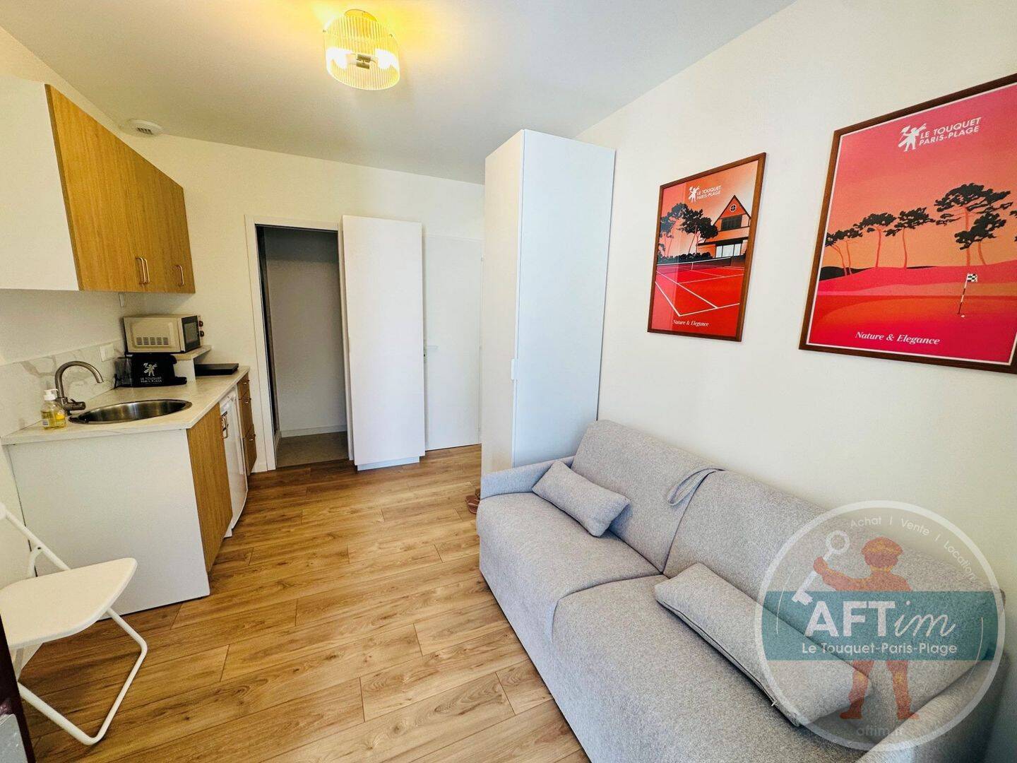 Appartement 1 pièce 15 m² · à Le Touquet-Paris-Plage · 14,7 m² · 550 €