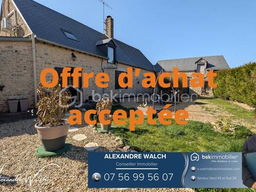 Maison à vendre 215 000 € 5 pièces 3 chambres 154,8 m² 1 651 m² de terrain Saint-Cloud-en-Dunois 28200