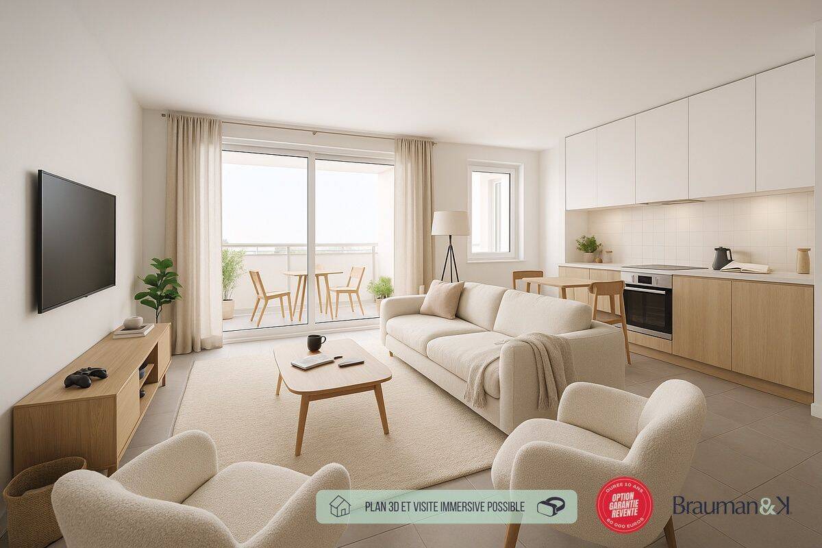 Appartement 4 pièces 80 m² · à Carbon-Blanc · 80 m² · 286 200 €