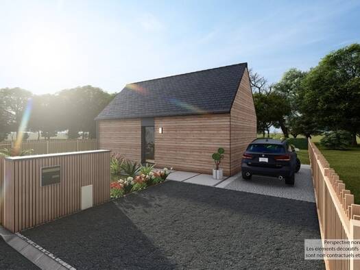 Terrain avec maison neuve à vendre 165 000 € 2 pièces 1 chambre 40 m² 230 m² de terrain Saint-Armel 35230