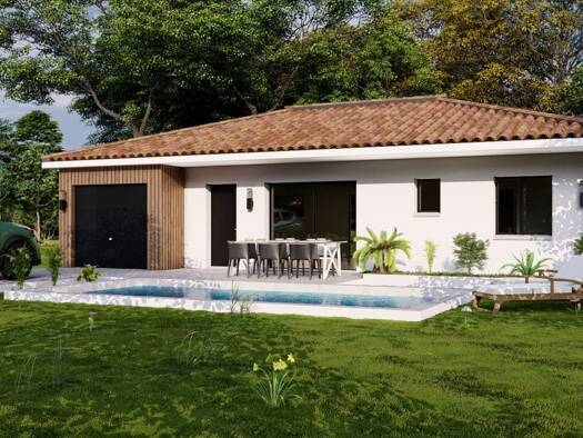 Terrain avec maison neuve à vendre 199 000 € 4 pièces 3 chambres 85 m² 1 396 m² de terrain Rieux-Minervois 11160