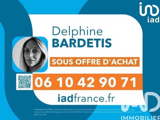 Maison à vendre 188 500 € 6 pièces 5 chambres 111 m² 52 m² de terrain Baixas 66390