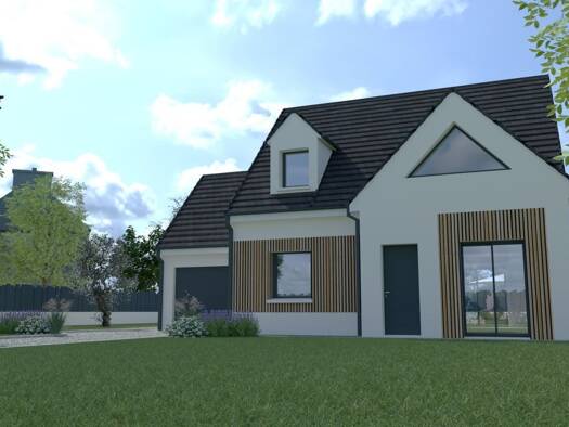 Terrain avec maison neuve à vendre 350 546 € 4 pièces 3 chambres 100 m² 558 m² de terrain Oncy-sur-École 91490