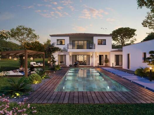 Terrain avec maison neuve à vendre 706 775 € 5 pièces 4 chambres 187 m² 927 m² de terrain Vendres 34350