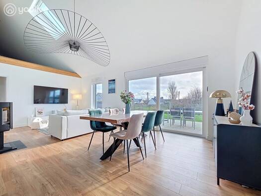 Maison de plain-pied à vendre 355 300 € 4 pièces 3 chambres 91 m² Le Grouaneg Plouguerneau 29880