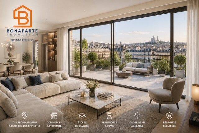 Appartement 2 pièces 50 m² · à Paris 17ème Arrondissement · 50 m² · 499 200 €