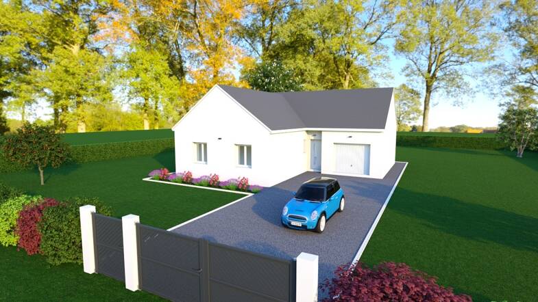 Maison à construire avec terrain à vendre 178 200 € Vasselay 18110