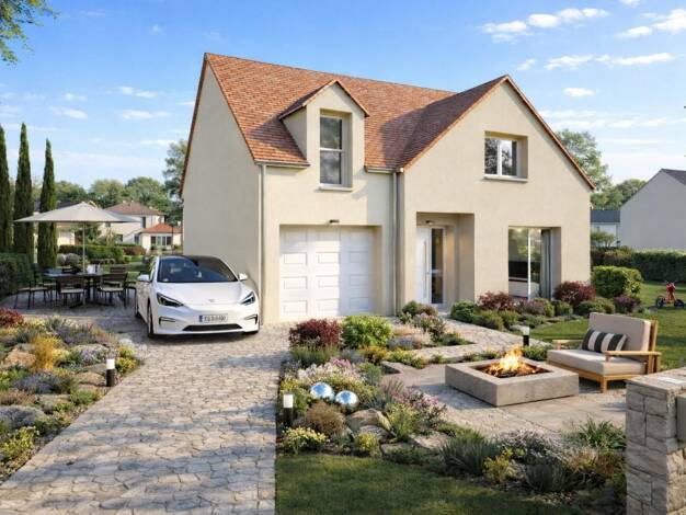 Terrain avec maison neuve à vendre 362 767 € 5 pièces 3 chambres 104,4 m² 1 070 m² de terrain Centre Ville Crépy-en-Valois 60800