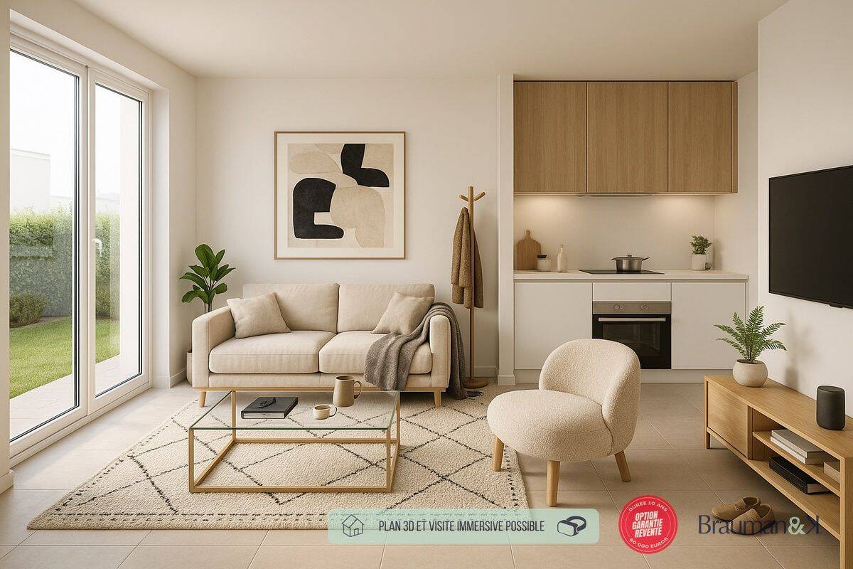 Appartement 2 pièces 43 m² · à Cucq · 43 m² · 244 000 €