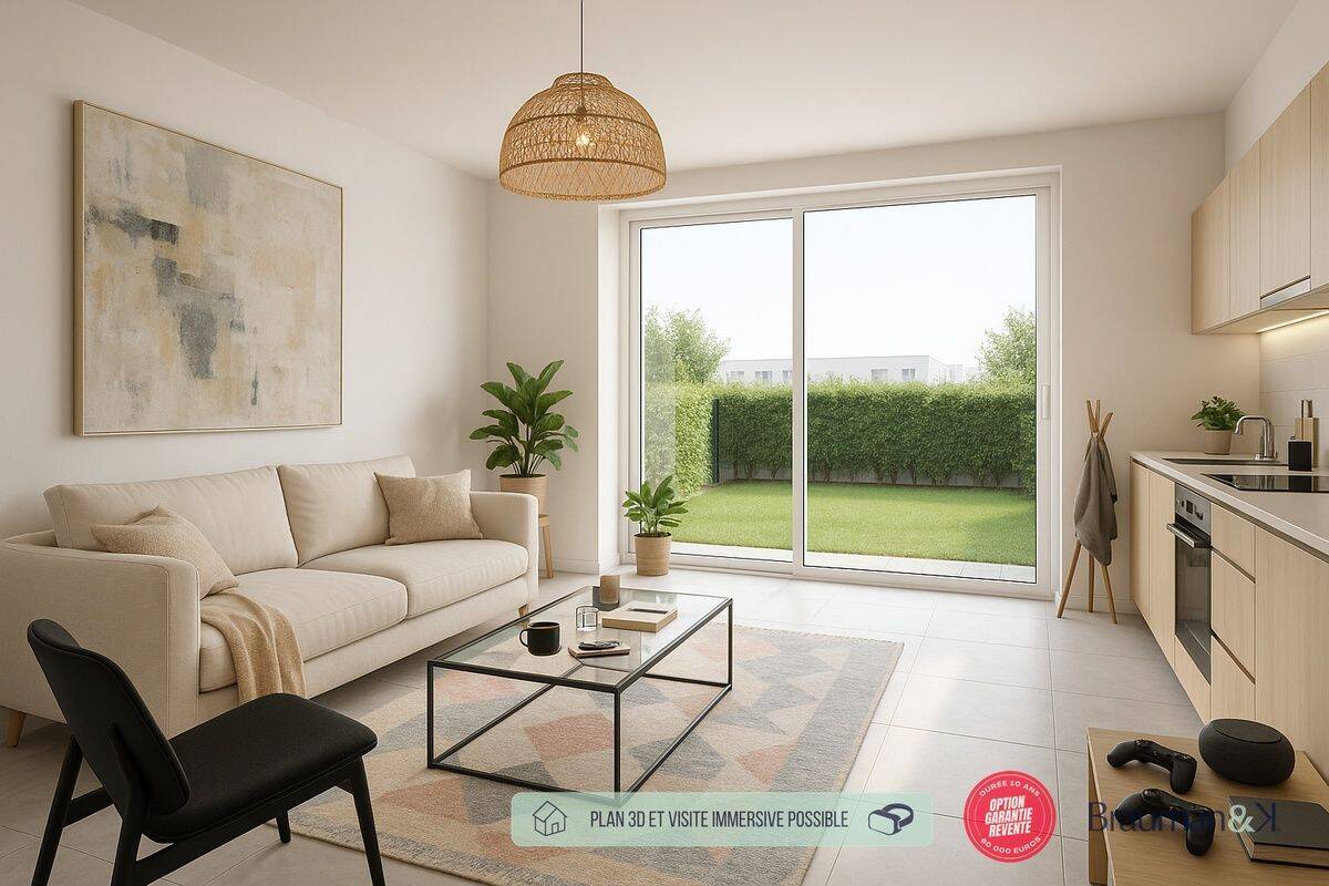 Appartement 3 pièces 61 m² · à Amiens · 61 m² · 219 577 €