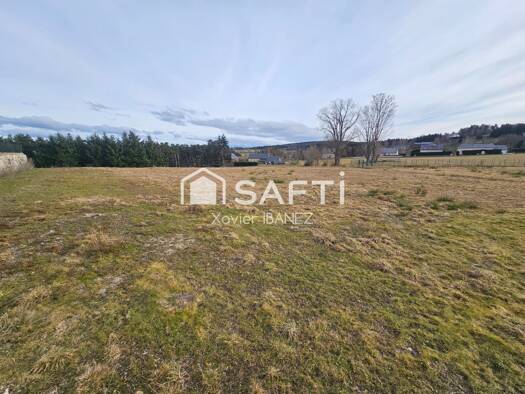 Terrain constructible viabilisé à vendre 41 290 € 862 m² de terrain Albaret-Sainte-Marie 48200