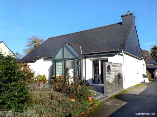 Maison de plain-pied à vendre 392 772 € 6 pièces 4 chambres 125 m² 826 m² de terrain Plumergat 56400