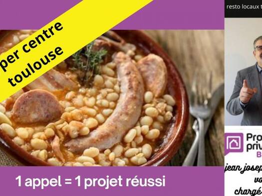 Restaurant à vendre Fonds de commerce 107 800 € 90 m² d'espace de restauration Saint-georges Toulouse 31000