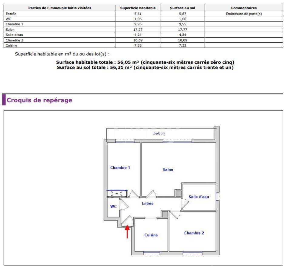 Appartement 3 pièces 56 m² · à Villers-sous-Saint-Leu · 56,1 m² · 849 €/mois