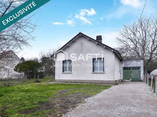 Maison de plain-pied à vendre 65 000 € 3 pièces 2 chambres 54 m² 730 m² de terrain Cours Cosne-Cours-sur-Loire 58200
