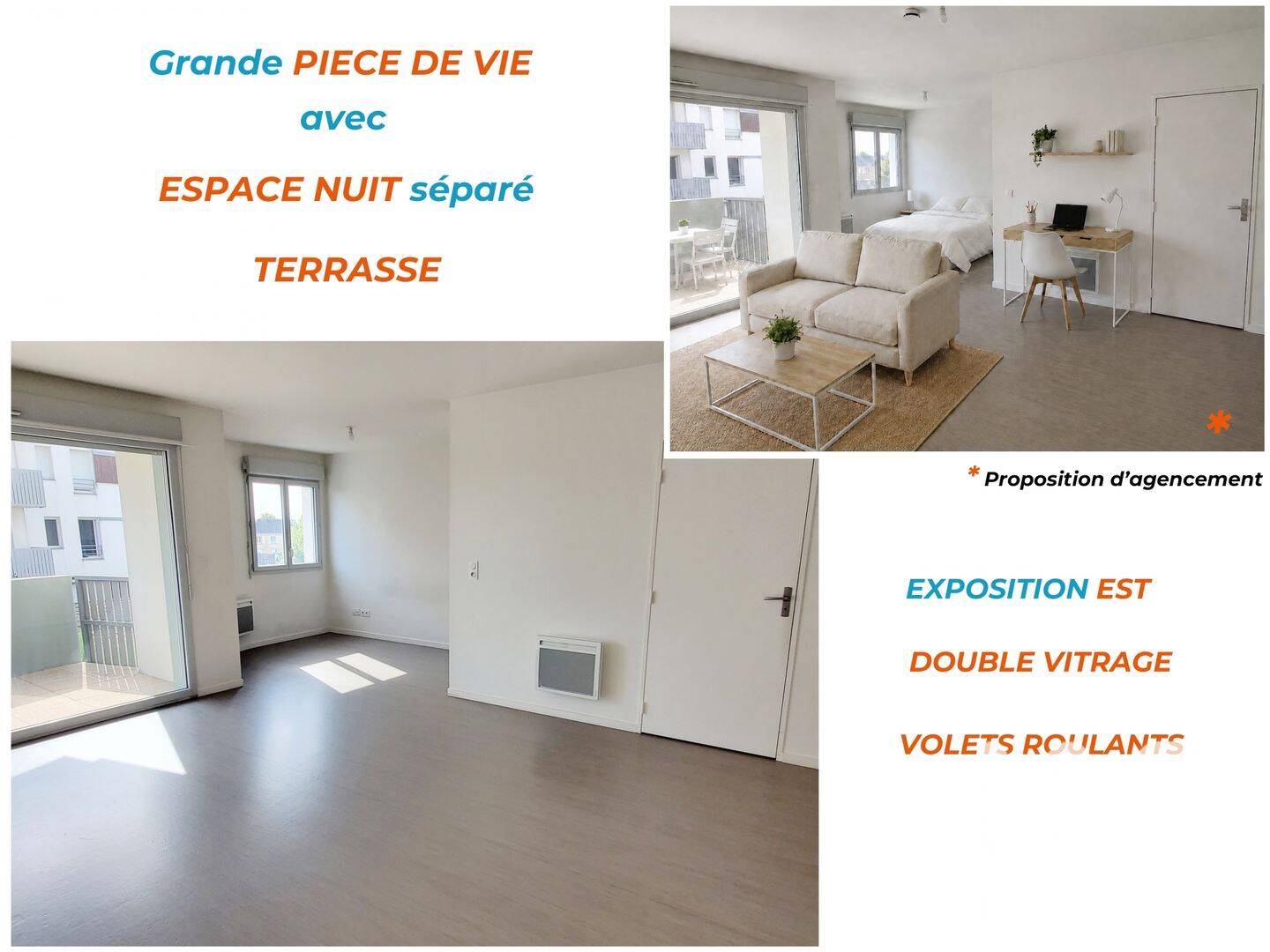Appartement 2 pièces 36 m² · à Tours · 35,6 m² · 116 000 €