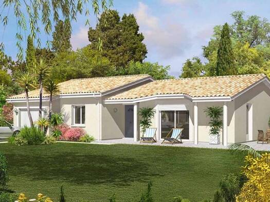 Terrain avec maison neuve à vendre 184 000 € 4 pièces 3 chambres 98 m² 1 000 m² de terrain Monestier 24240