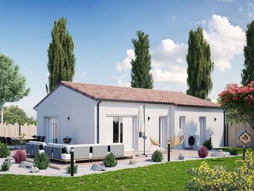 Terrain avec maison neuve à vendre 165 610 € 3 pièces 2 chambres 69 m² 462 m² de terrain Sud-Sud Est Beaupréau-en-Mauges 49600