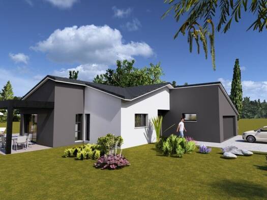 Terrain avec maison neuve à vendre 281 000 € 5 pièces 3 chambres 122 m² 1 470 m² de terrain Dompaire 88270