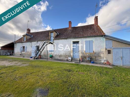 Maison à vendre 100 000 € 4 pièces 3 chambres 95 m² 31 710 m² de terrain Ids-Saint-Roch 18170