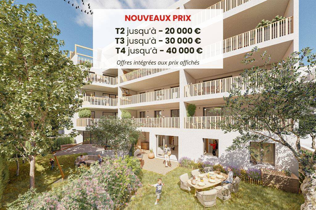 Appartement 2 pièces 41 m² · à Nîmes · 41,2 m² · 165 000 €