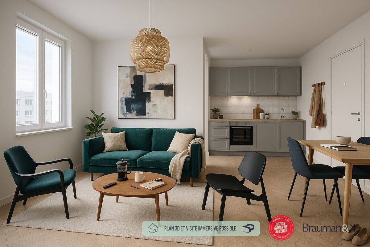 Appartement 2 pièces 46 m² · à Ferney-Voltaire · 46 m² · 325 500 €