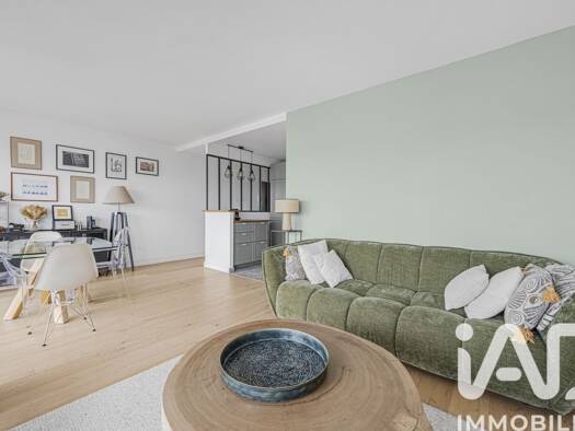 Appartement à vendre 635 000 € 4 pièces 3 chambres 77 m² Étage 11/15 Grenier–Point du Jour Boulogne-Billancourt 92100