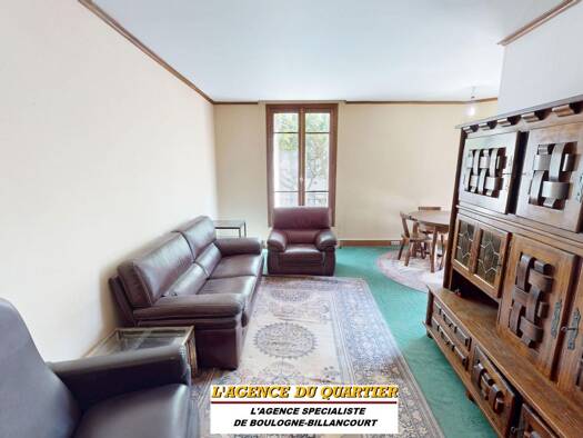 Appartement à vendre 499 000 € 3 pièces 2 chambres 64 m² Étage 2/5 Vaillant-Sembat Boulogne-Billancourt 92100