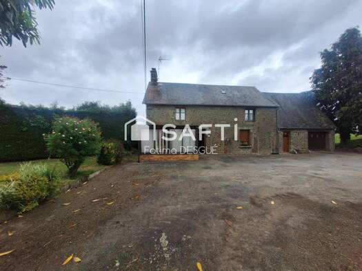 Maison à vendre 120 000 € 5 pièces 3 chambres 120 m² 7 730 m² de terrain Juvigny-le-Tertre 50520