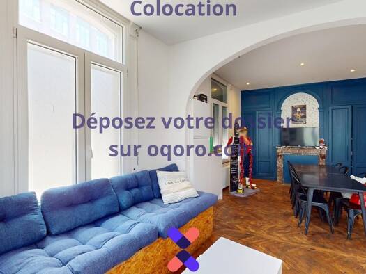 Maison à louer 595 € 9 pièces 8 chambres 258 m² Moulins Lille 59000