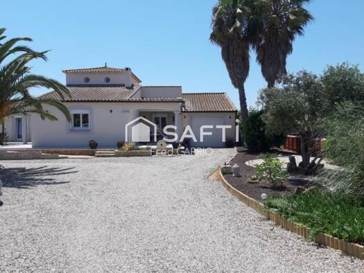 Villa à vendre 599 500 € 5 pièces 3 chambres 174 m² 1 460 m² de terrain Etangs et Plages Marseillan 34340