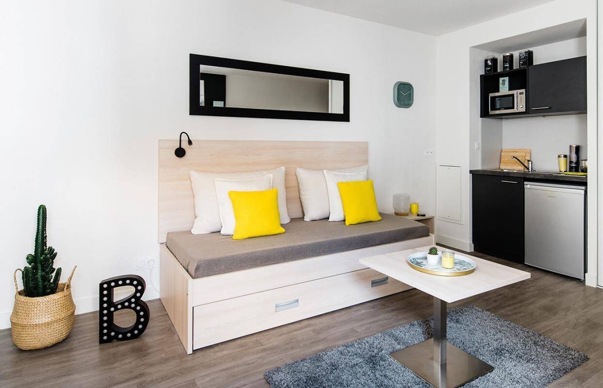Appartement 1 pièce 18 m² · à Clermont-Ferrand · 18 m² · 504 €/mois