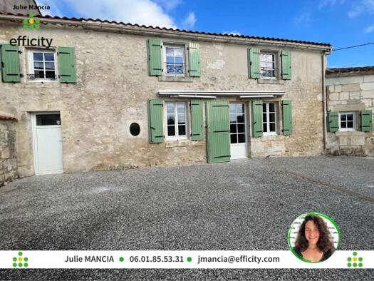 Maison de ville à vendre 149 000 € 4 pièces 3 chambres 115 m² 447 m² de terrain Sireuil 16440