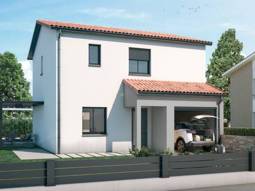 Terrain avec maison neuve à vendre 371 000 € 4 pièces 3 chambres 85 m² 340 m² de terrain Village Saint-Georges-d'Orques 34680