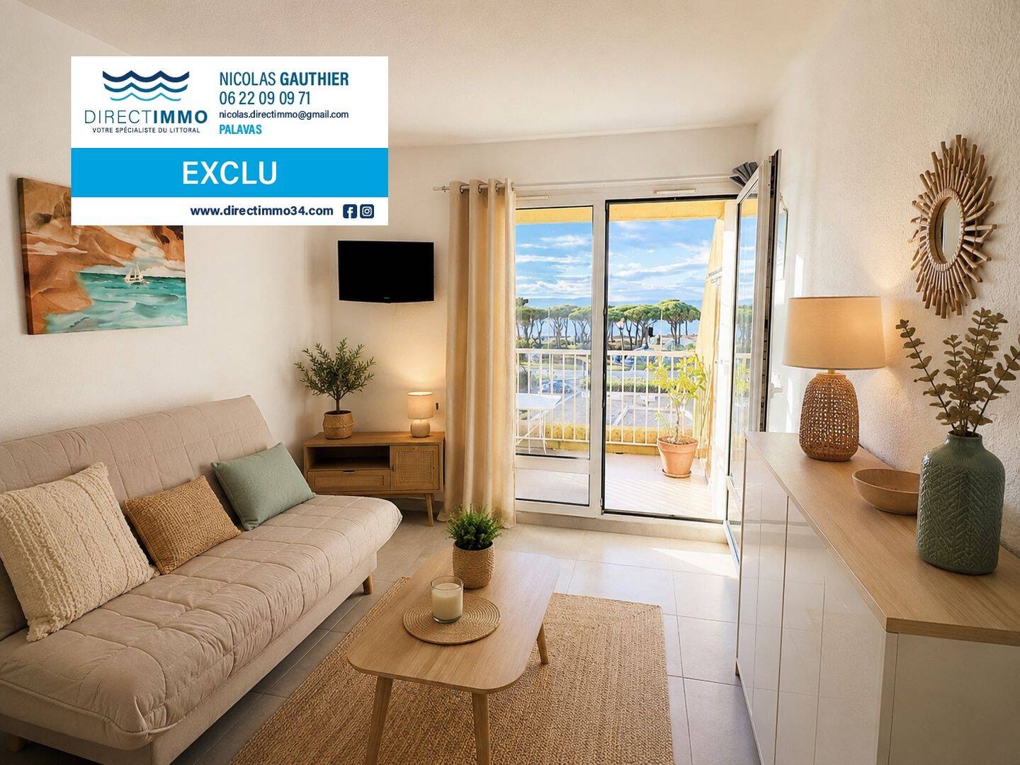 Appartement 1 pièce 25 m² · à Palavas-les-Flots · 25 m² · 125 000 €