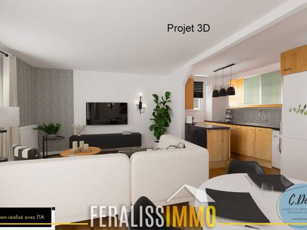 Appartement à vendre 168 900 € 3 pièces 2 chambres 61,9 m² Étage 2/3 Ecancourt Jouy-le-Moutier 95280