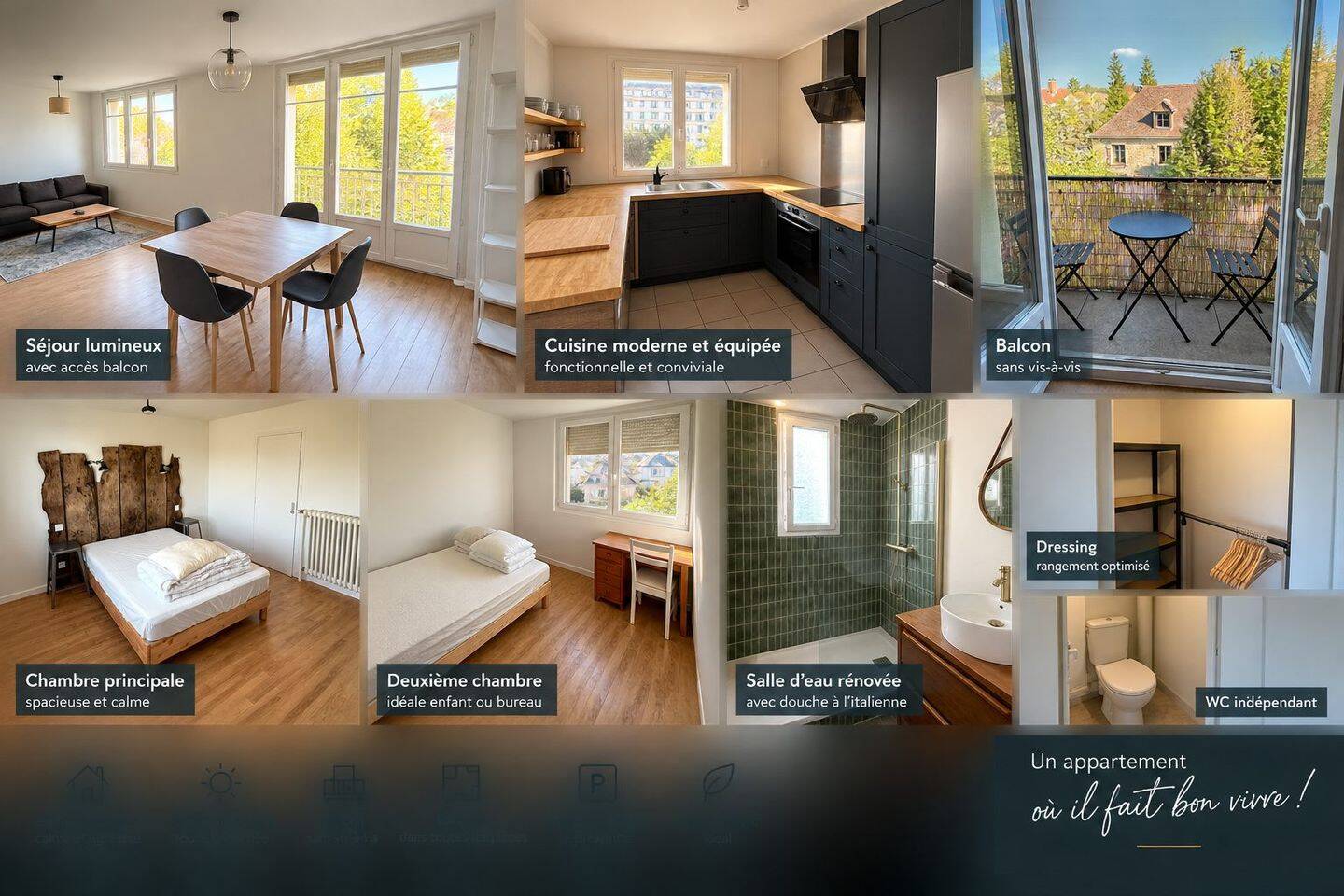 Appartement 4 pièces 66 m² · à Besançon · 66,1 m² · 905 €/mois