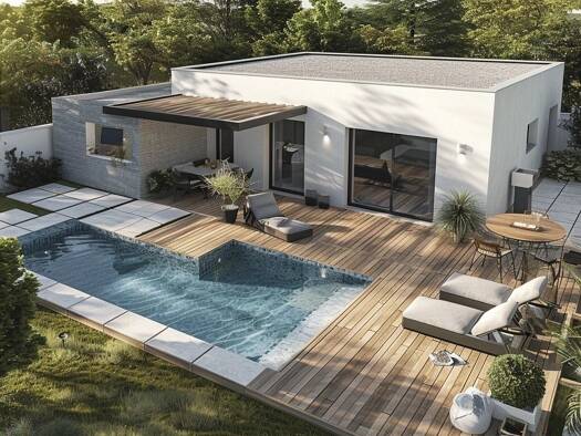 Terrain avec maison neuve à vendre 343 900 € 5 pièces 3 chambres 99 m² 543 m² de terrain Pérignat-lès-Sarliève 63170