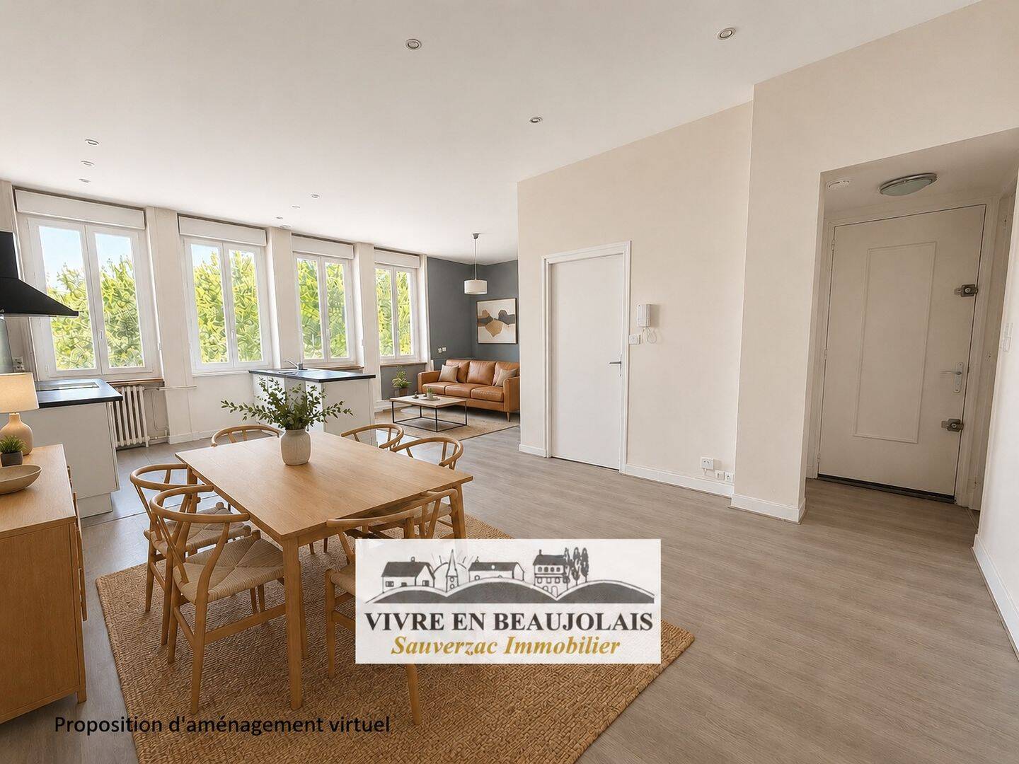 Appartement 4 pièces 92 m² · à Villefranche-sur-Saône · 92 m² · 198 000 €