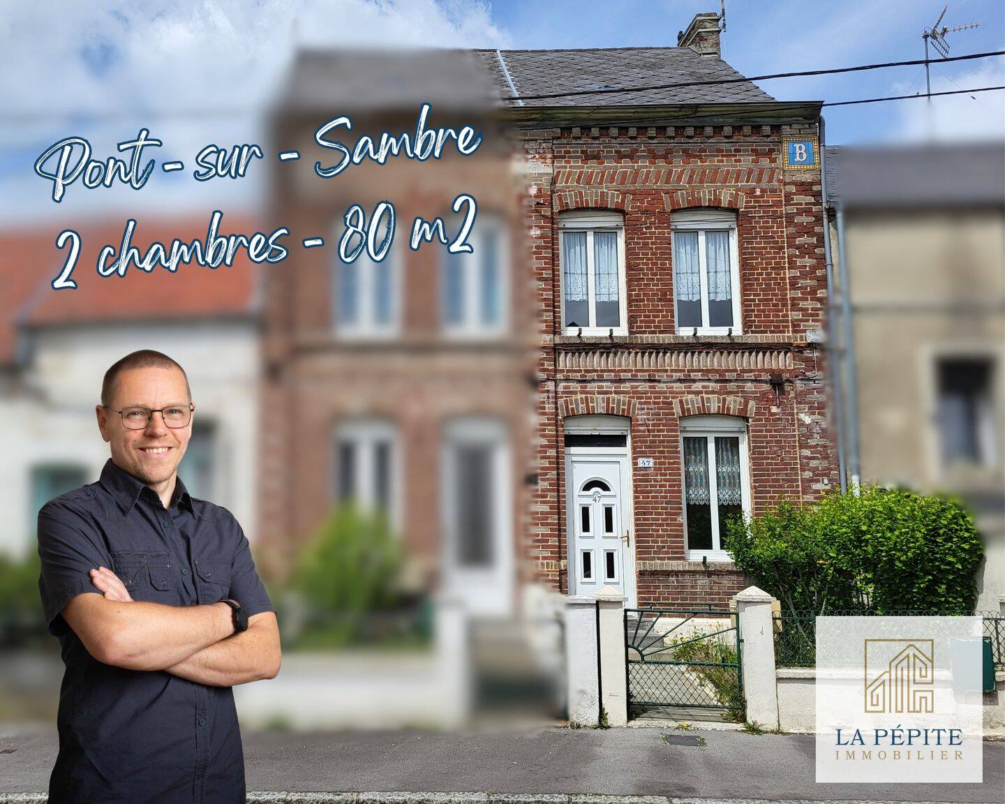 Maison de village idéale primo-accédants 80 m2 - 2 chambres à Po