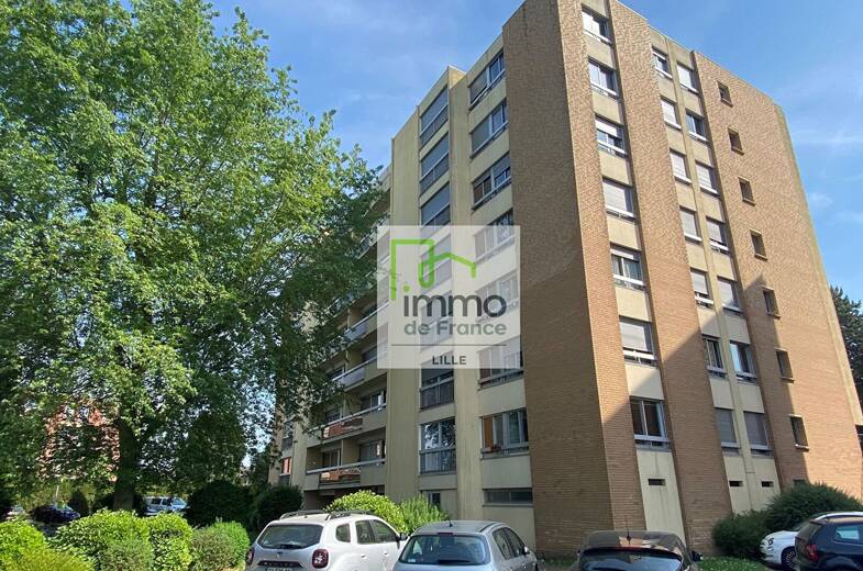 Appartement à vendre 124 000 € 3 pièces 2 chambres 63 m² Étage 4/7 Ronchin 59790