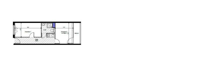 Appartement 1 pièce 29 m² · à Montpellier · 28,6 m² · 787 €