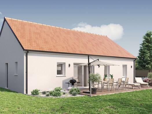 Terrain avec maison neuve à vendre 194 692 € 5 pièces 4 chambres 83 m² 1 230 m² de terrain Chilleurs-aux-Bois 45170