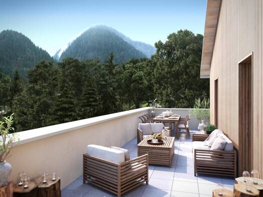 Appartement à vendre - neuf 276 000 € 2 pièces 1 chambre 57 m² Étage 3/3 Saint-Jean-d'Aulps 74430