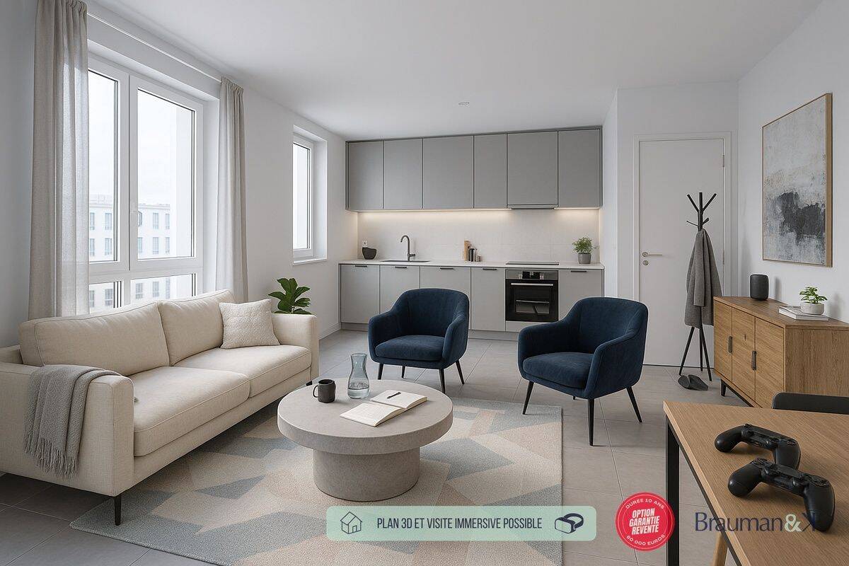 Appartement 2 pièces 39 m² · à Rennes · 39 m² · 150 000 €