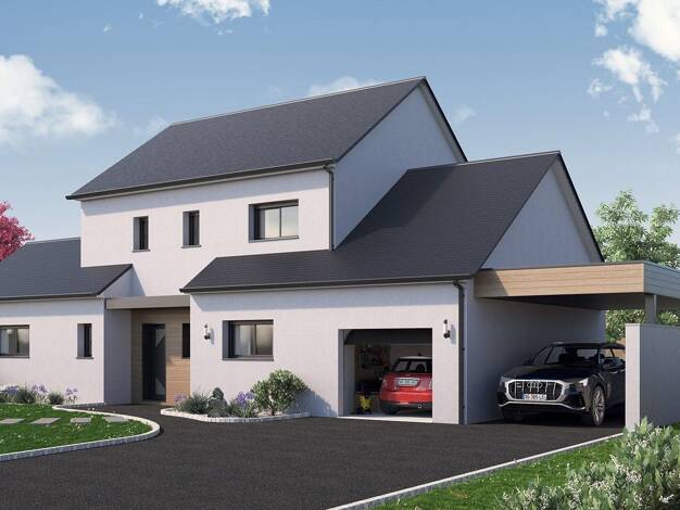 Terrain avec maison neuve à vendre 344 367 € 5 pièces 4 chambres 145 m² 645 m² de terrain Savonnières 37510